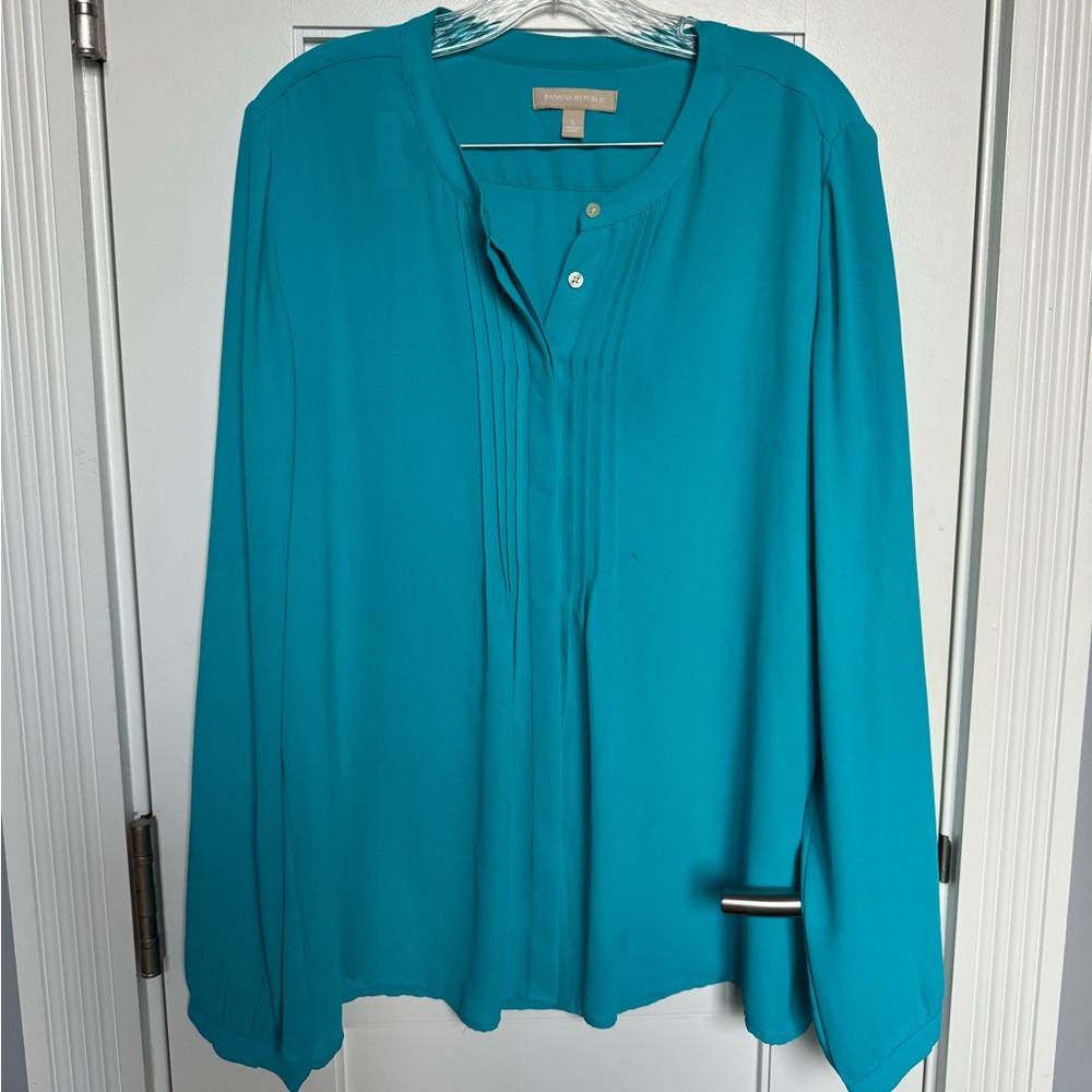 Banana Republic Turquoise Blouse